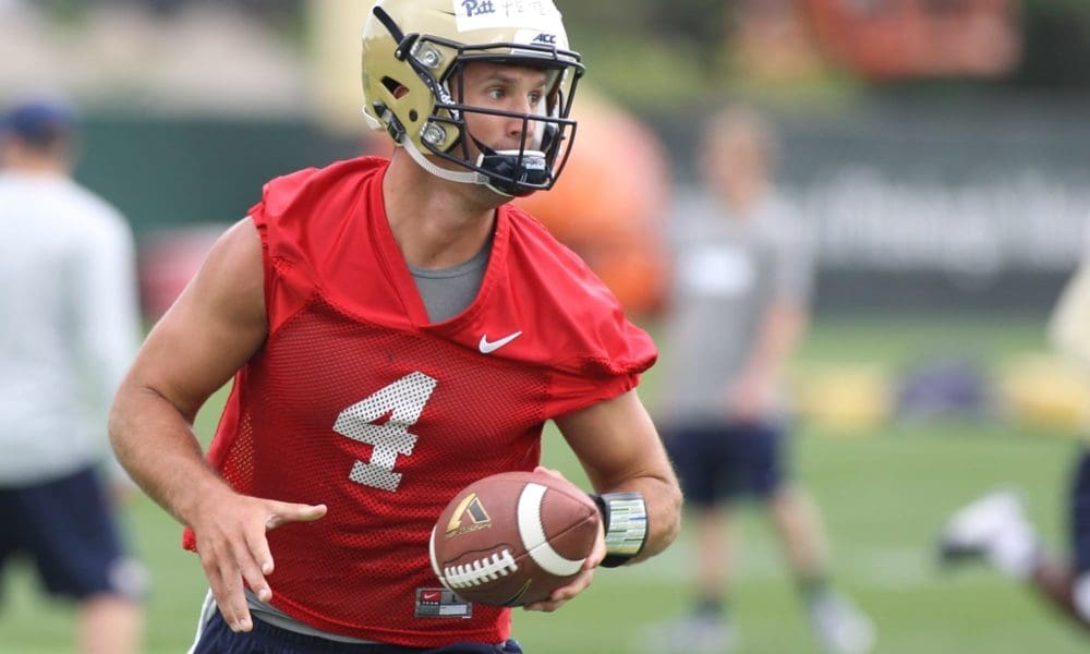 Nathan Peterman during the first practice of the season (Photo credit: David Hague)