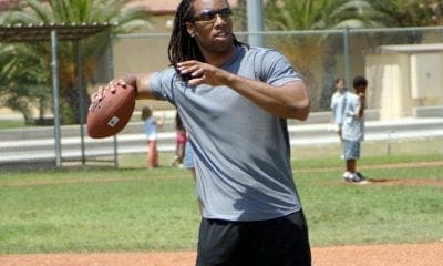 Pitt / NFL wide receiver Larry Fitzgerald.