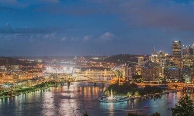 Panorama of Pittsburgh during the blue hour from Mt. Washington -- DAVE DICELLO / Used under license