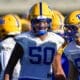 Pitt defensive end Denim Cook (50). March 11, 2025 -- Ed Thompson / PSN
