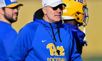 Pitt head coach Pat Narduzzi during spring practice on March 11, 2025 -- Ed Thompson / PSN.