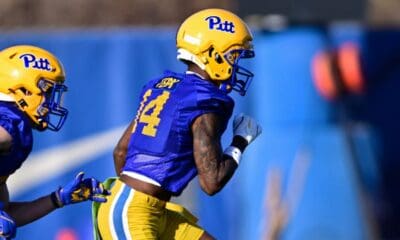 Pitt transfer wide receiver Andy Jean has signed with Arkansas. March 13, 2025 / Ed Thompson. PSN.