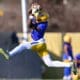 Pitt wide receiver Zion Fowler-El at spring practice on March 13, 2025 / Ed Thompson. PSN.