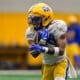 Pitt running back Justin Cook. March 27, 2025 / Ed Thompson. PSN.
