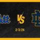 Pitt Basketball will host the Notre Dame Fighting Irish on Saturday, Feb. 3 at 6 p.m. at the Petersen Events Center.