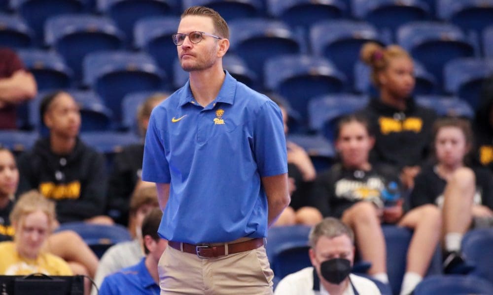 Pitt volleyball head coach Dan Fisher