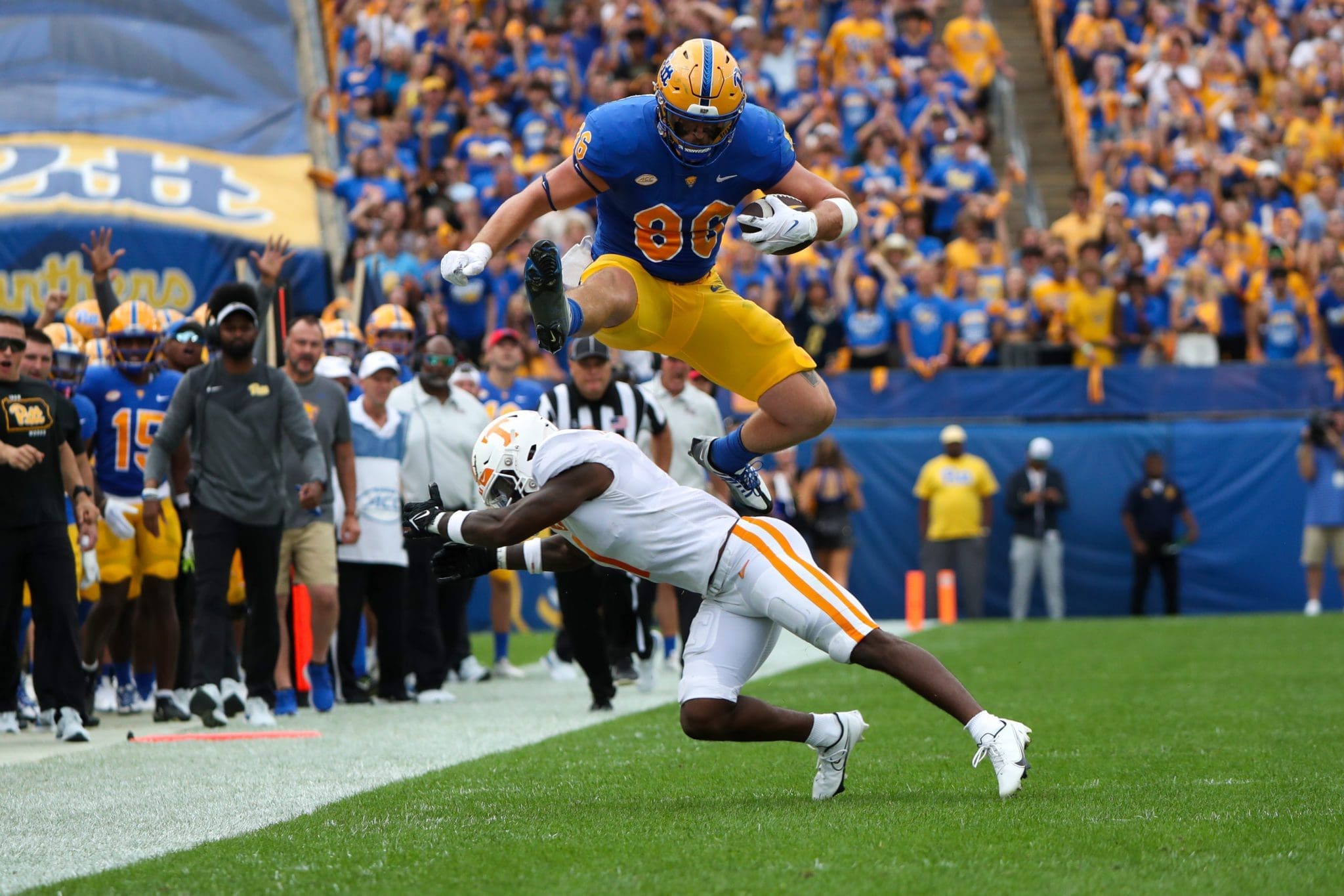 Pitt tight end Gavin Bartholomew