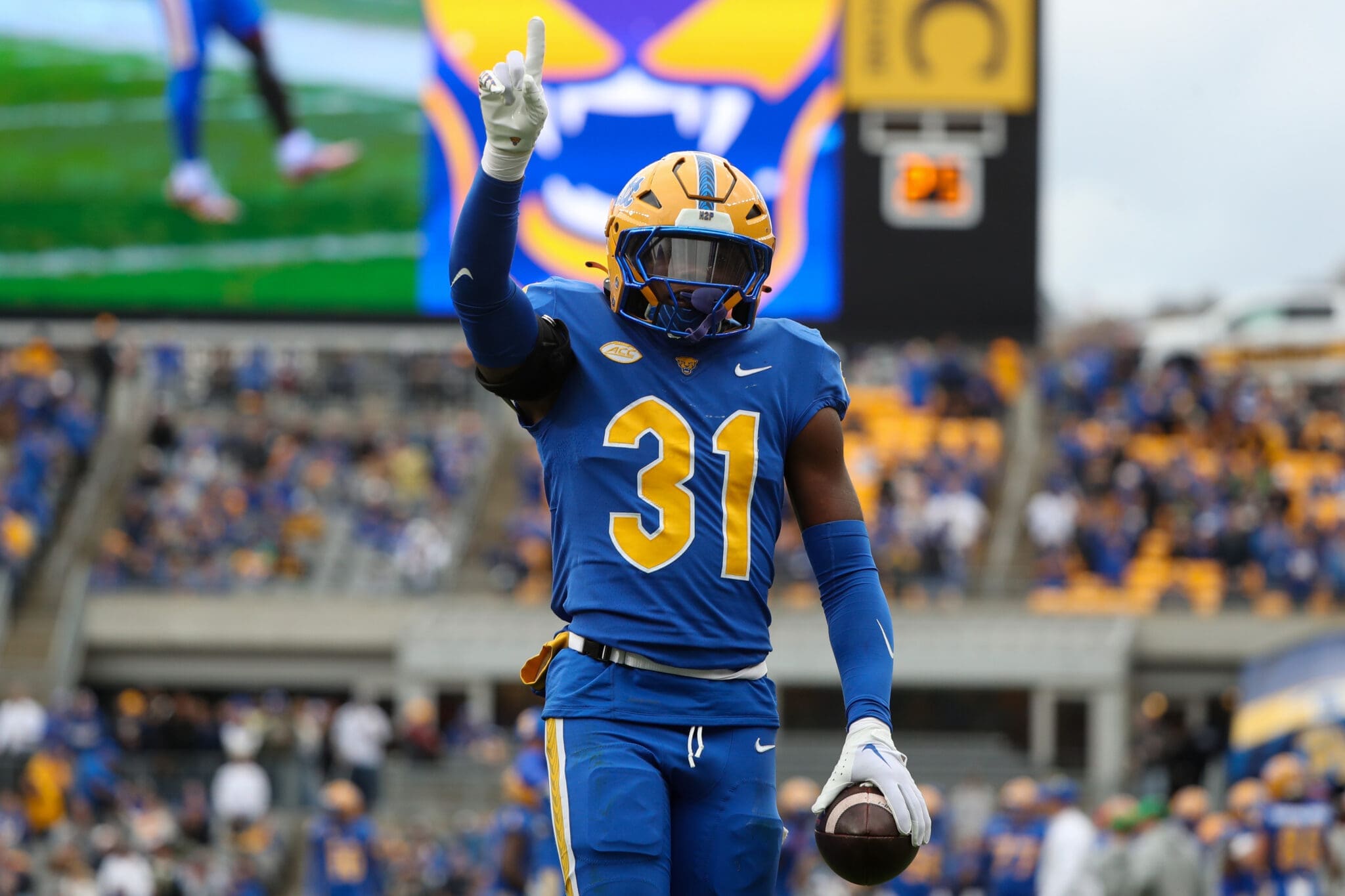 Pitt linebacker Rasheem Biles.