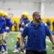 Pitt defensive line coach Tim Daoust. April 2, 2024 / David Hague. PSN.
