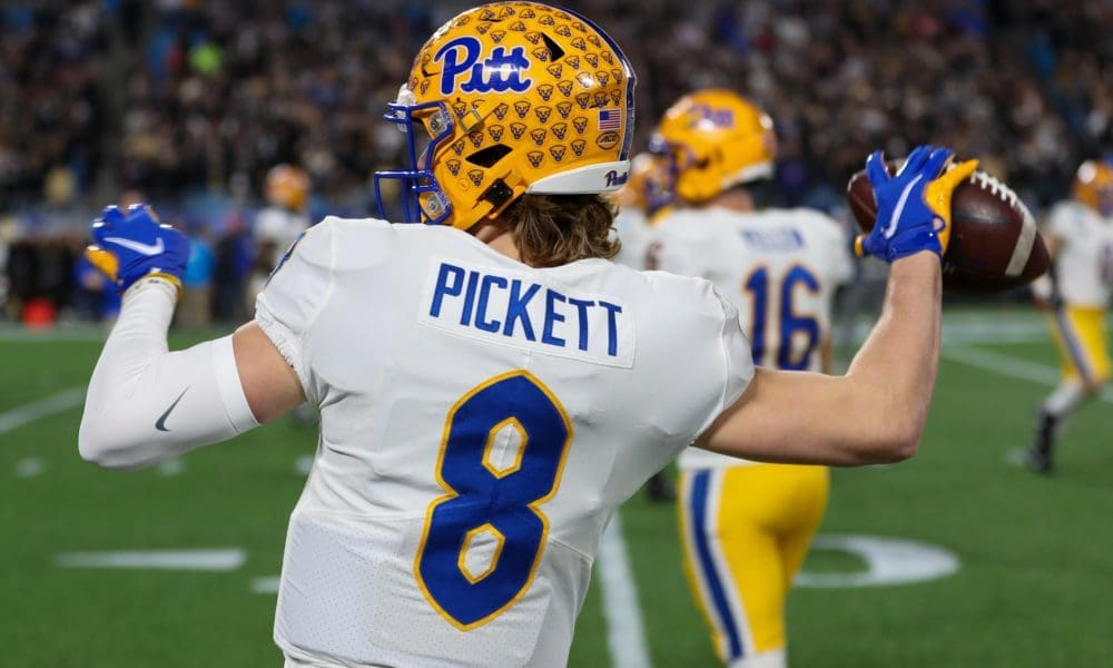 Former Pitt quarterback Kenny Pickett.