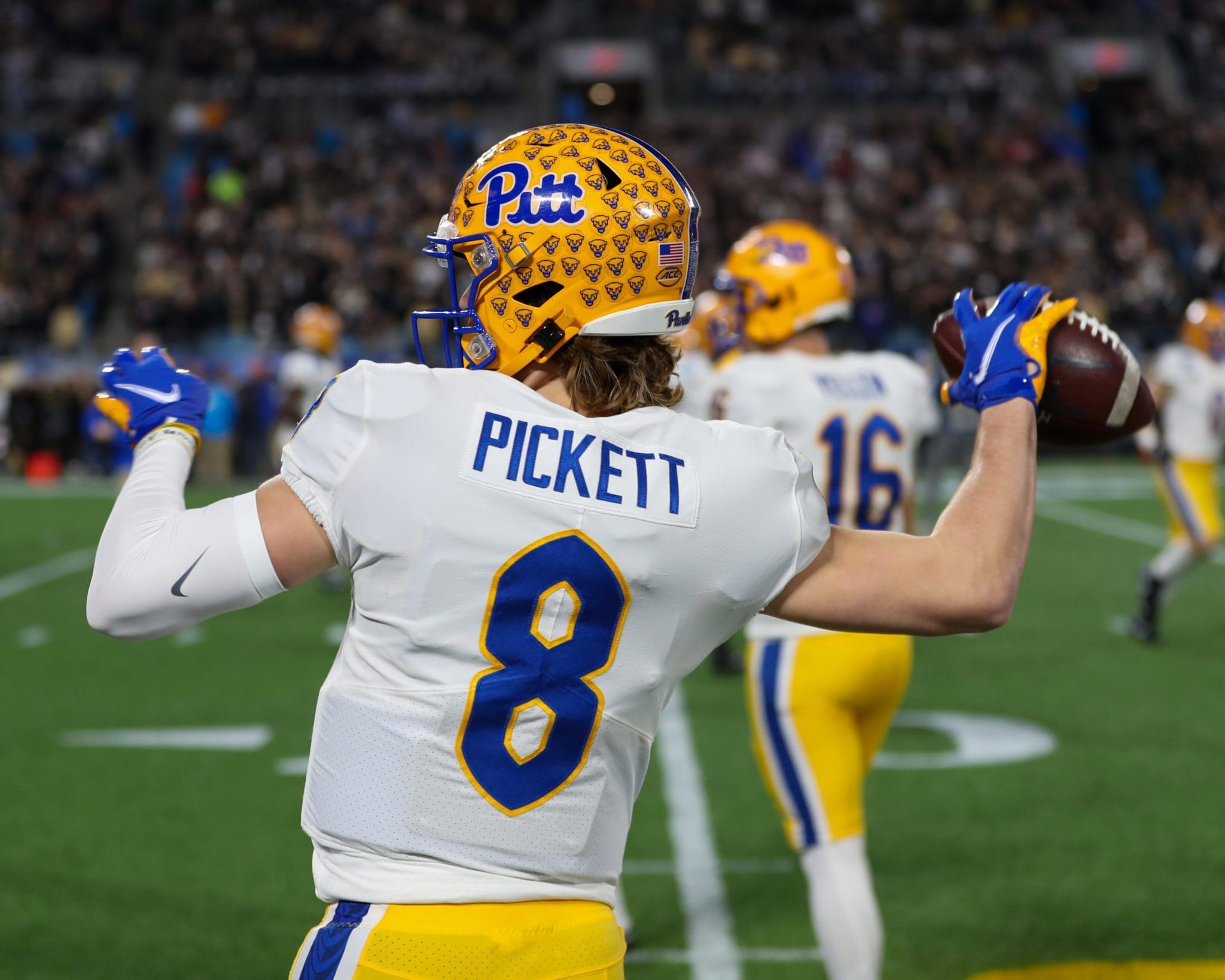 Former Pitt quarterback Kenny Pickett.