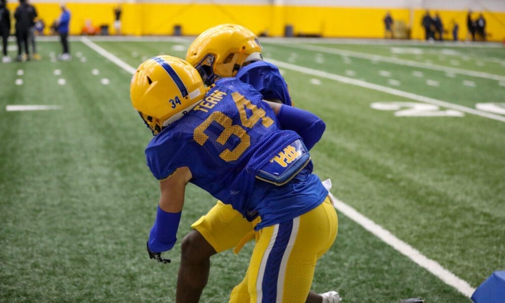 Pitt safety Cruce Brookins.