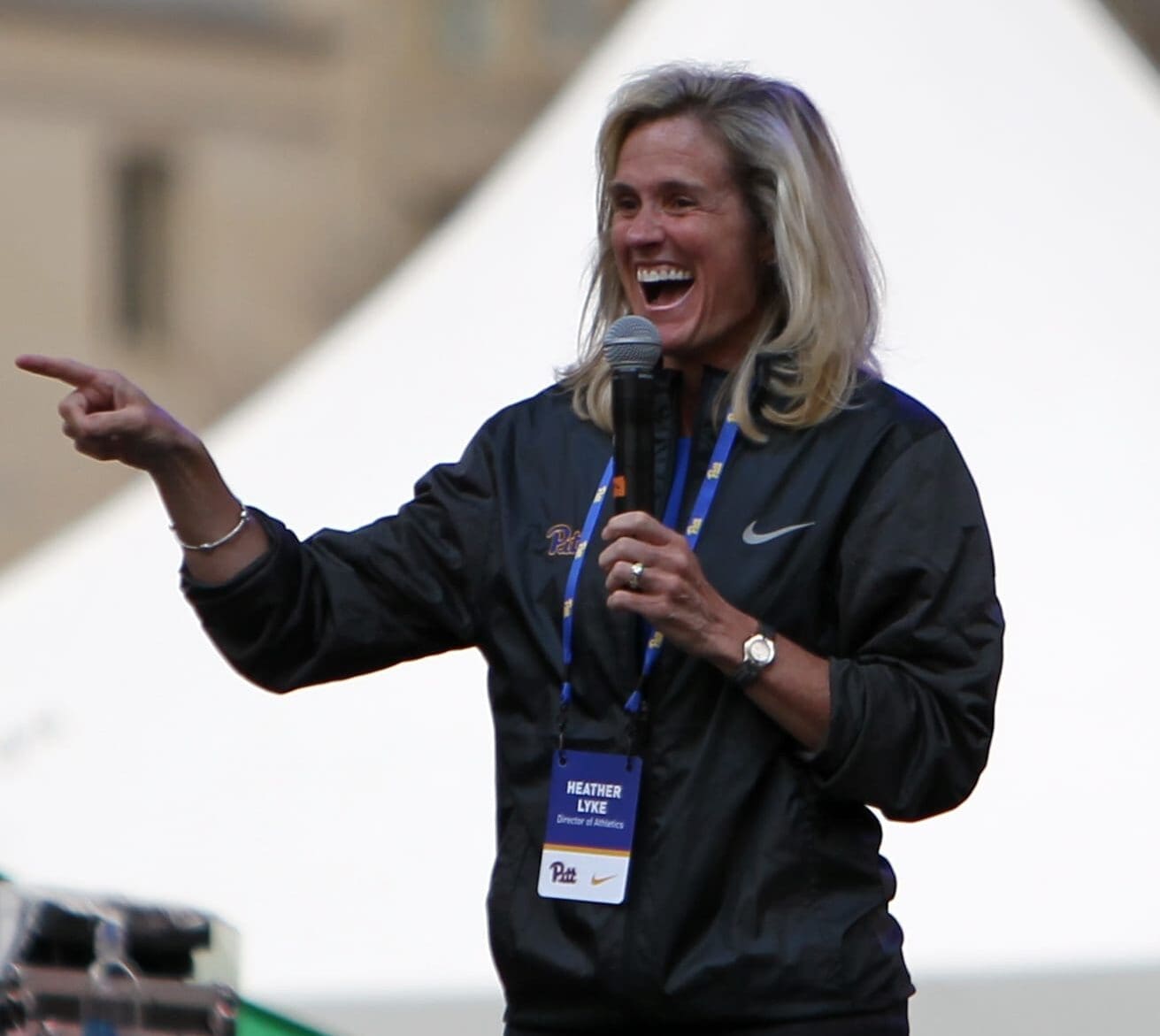Former Pitt Director of Athletics Heather Lyke.