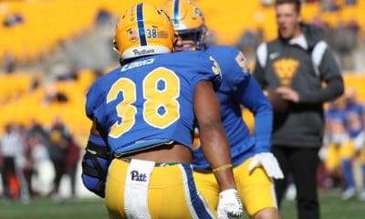 Pitt linebacker Kyle Louis.