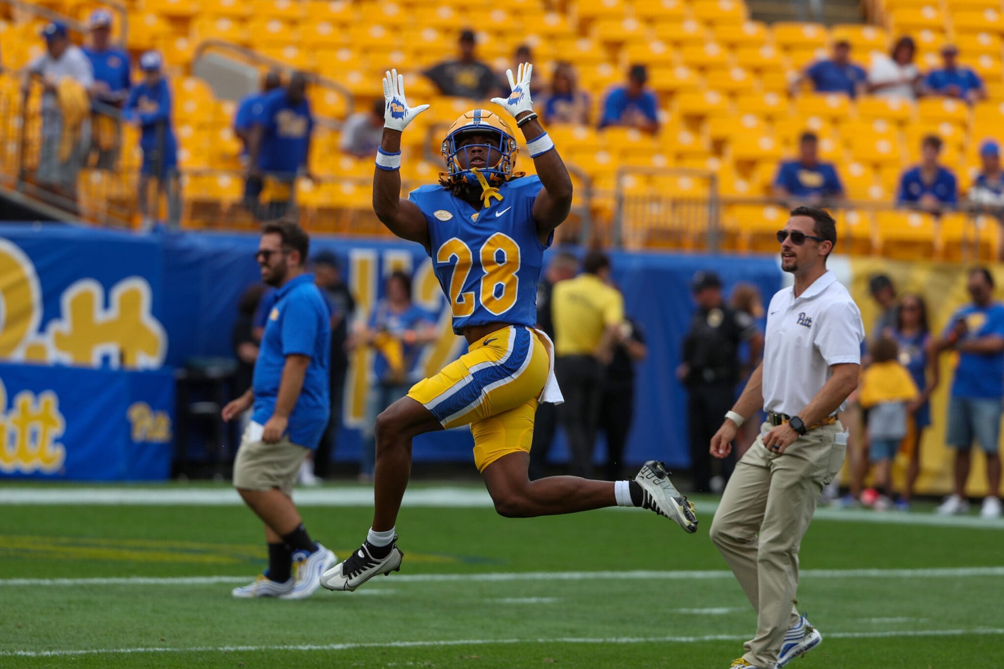 Former Pitt cornerback Noah Biglow.