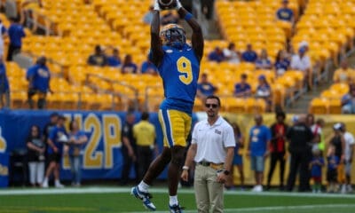 Pittsburgh Panthers wide receiver Konata Mumpfield (9) August 31, 2024 David Hague/PSN