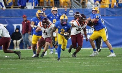 Pitt running back Izzy Abanikanda.