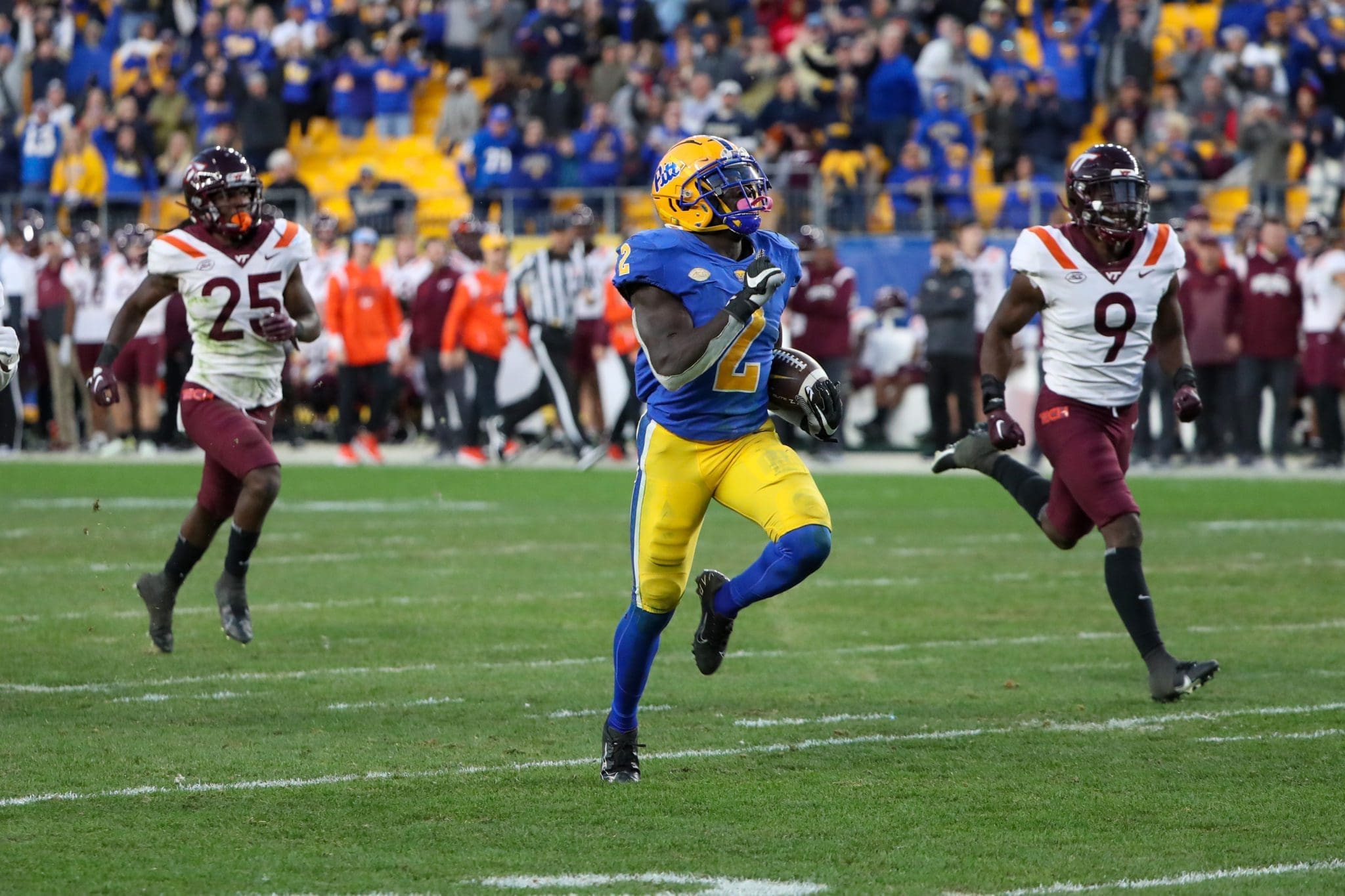Former Pitt running back Israel Abanikanda.