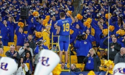 Pitt quarterback Nate Yarnell.