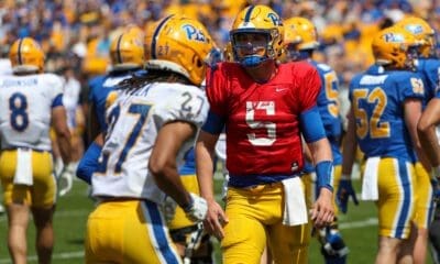 Pitt football quarterback Phil Jurkovec.