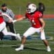 Pitt commit and Peters Township defensive end Reston Lehman during the 2023 WPIAL Class 5A championship. Nov. 18, 2023 -- David Hague / PSN