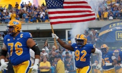 Pitt defensive tackle Tyler Bentley, will play in Backyard Brawl.