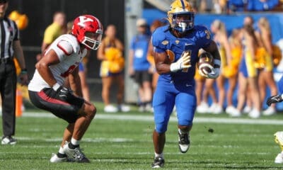 Pitt Panthers running back Derrick Davis Jr. (34) September 21. 2024 Photo by David Hague/PSN