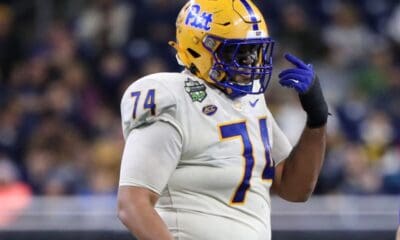Former Pitt offensive lineman Terrence Enos Jr. (74) December 26, 2024 David Hague/PSN