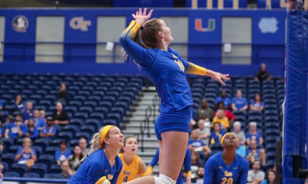 Pitt volleyball setter Rachel Fairbanks