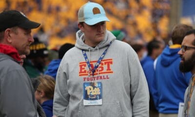 Pitt 2026 offensive line target Tyler Duell commits to a Big 10 program. Nov. 16, 2024 -- David Hague / PSN