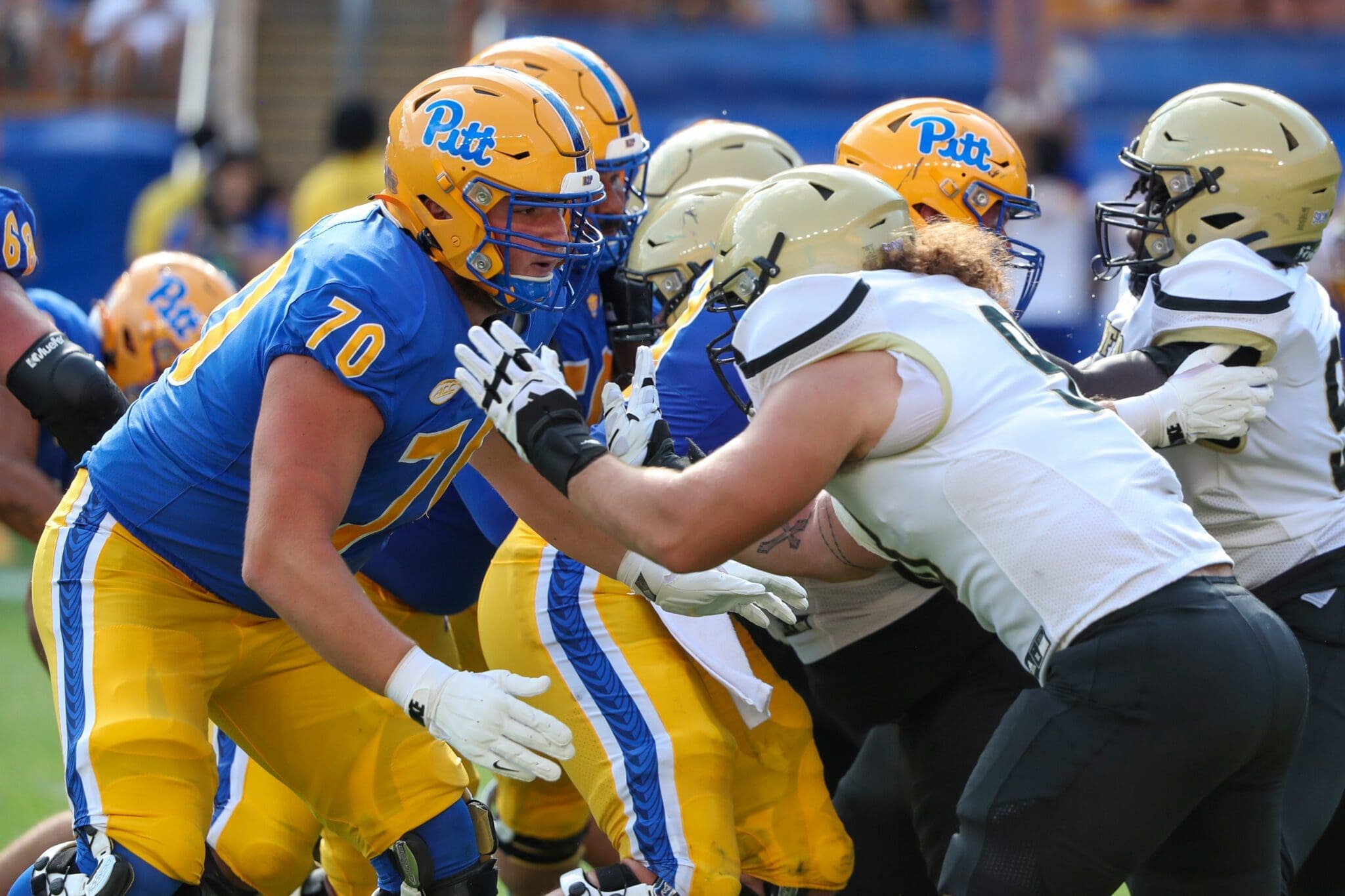 Pitt offensive lineman Ryan Baer.