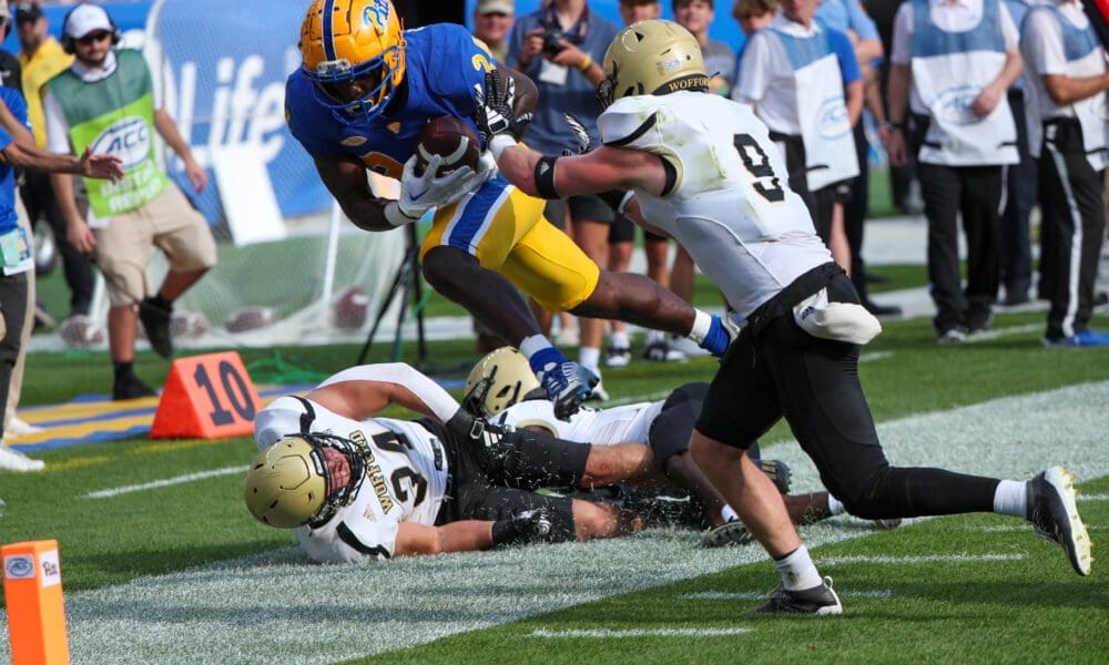 Pitt running back C'Bo Flemister.
