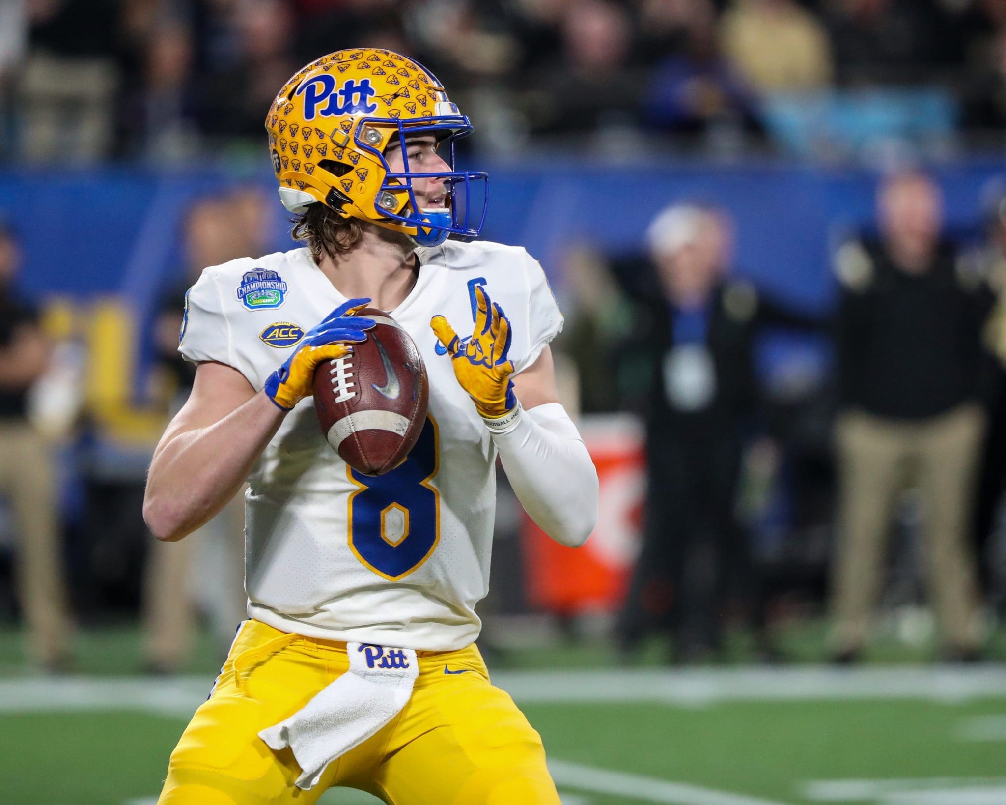 Former Pitt quarterback Kenny Pickett.