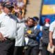 Pitt offensive line coach Dave Borbely.