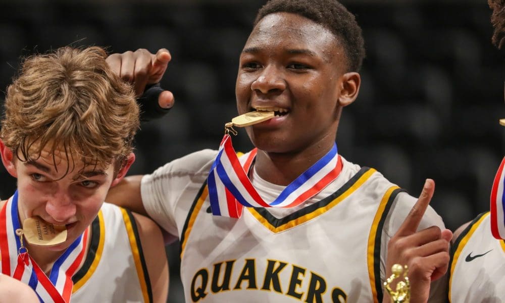Former Quaker Valley star and current Arkansas basketball player Adou Thiero signed with well-known agency Klutch Sports Group.