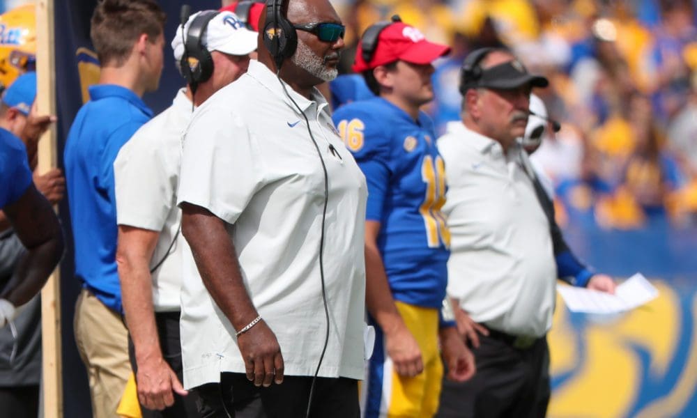 Pitt running backs coach and special teams coordinator Andre Powell.