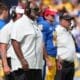 Pitt running backs coach and special teams coordinator Andre Powell.