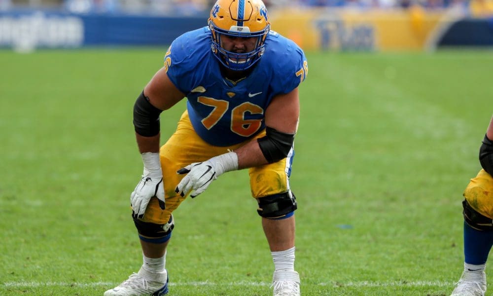 Pitt football offensive lineman Matt Goncalves.