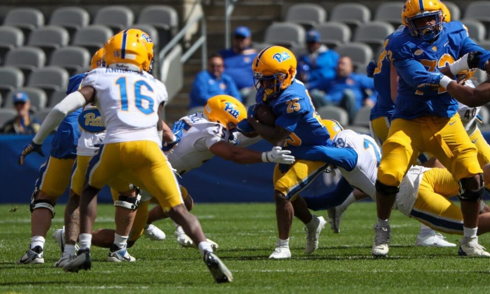 Pitt running back Desmond Reid.