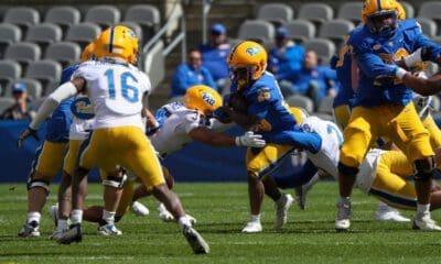 Pitt running back Desmond Reid.