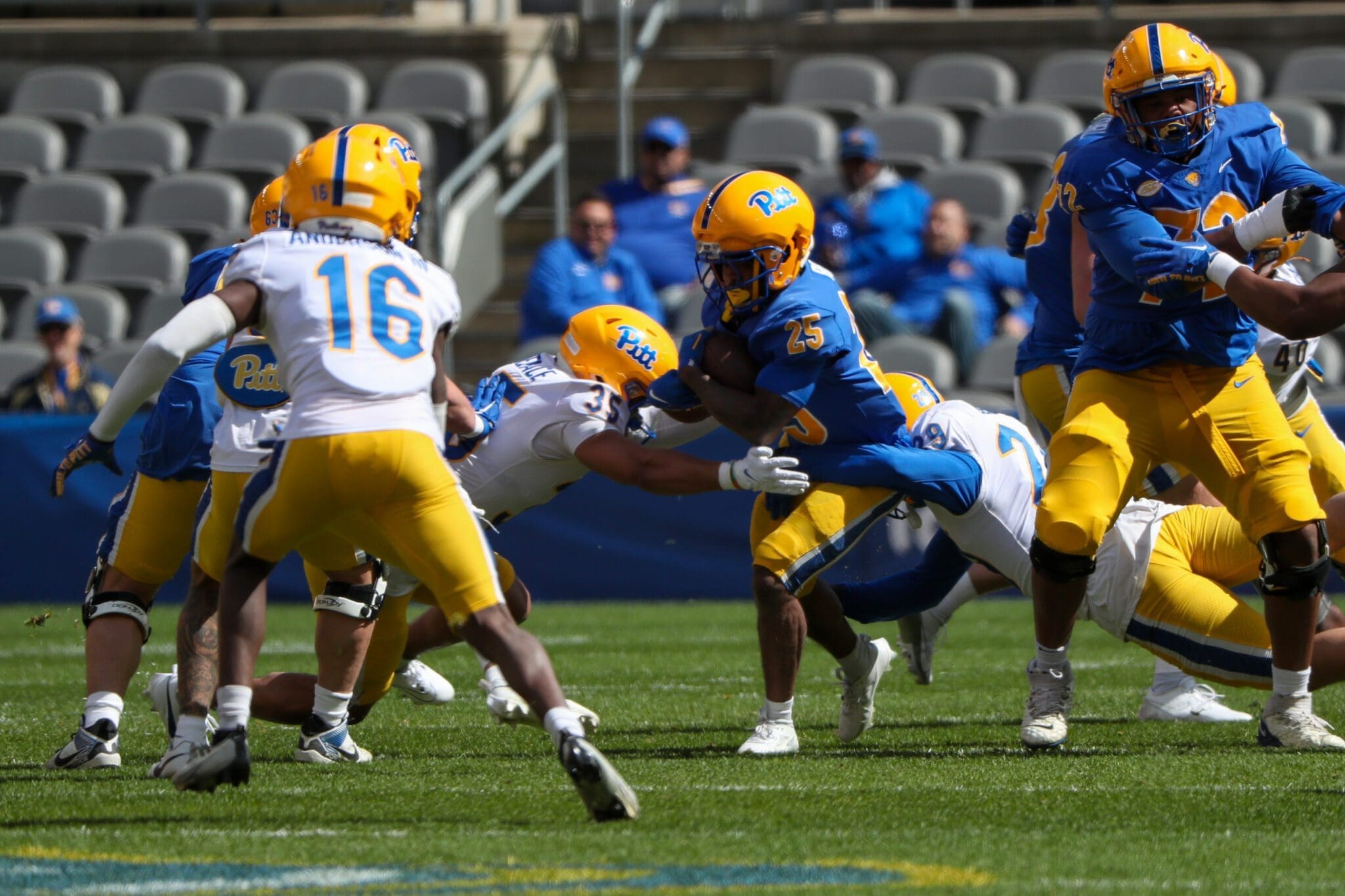 Pitt running back Desmond Reid.