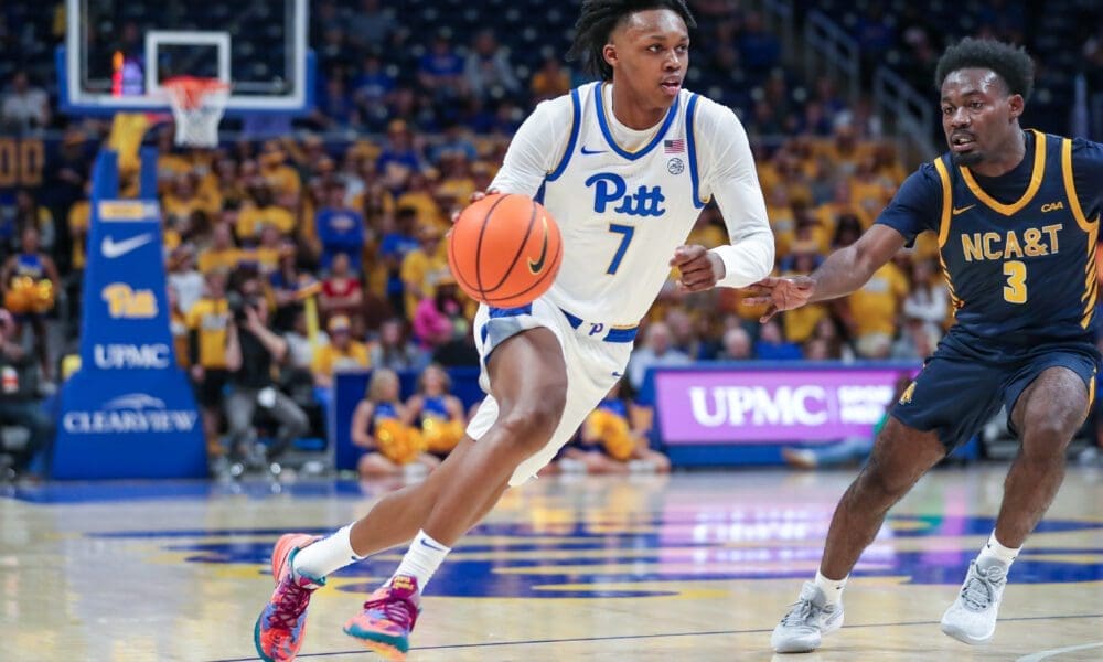 Pittsburgh Panthers guard Carlton Carrington (7) November 6, 2023 David Hague/PSN
