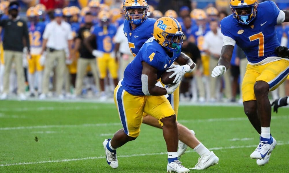 Pitt football running back Daniel Carter. CW Network