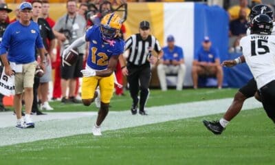 Pitt cornerback M.J. Devonshire.