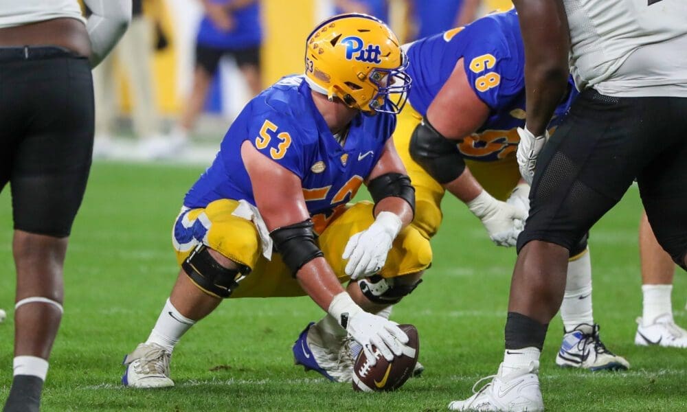 Pitt interior offensive lineman Jake Kradel.