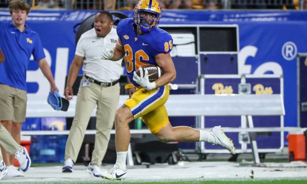 Pitt tight end Gavin Bartholomew.