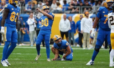 Pitt kicker Ben Sauls.