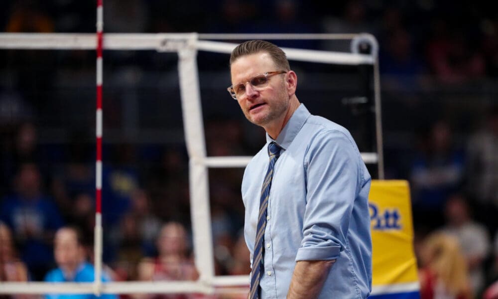 Pitt volleyball head coach Dan Fisher.