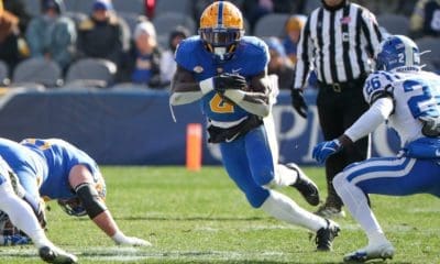 Pitt running back Izzy Abanikanda.