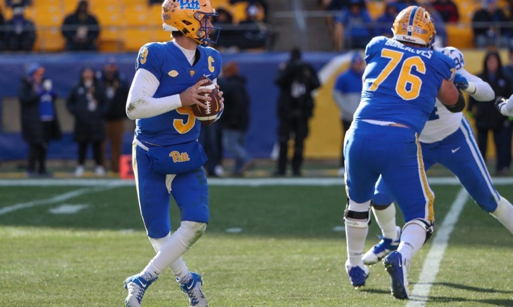 Former Pitt quarterback Kedon Slovis.